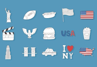 USA symbols