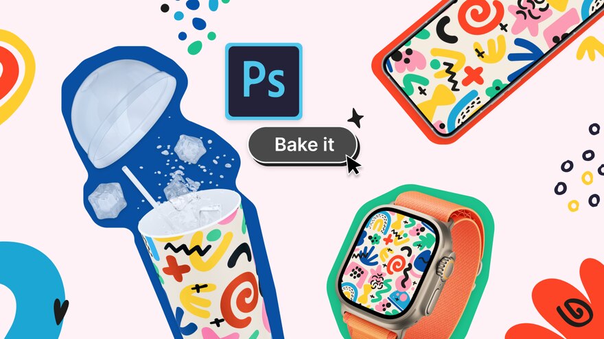 Customize 3D-based mockups in Photoshop with Mockup Baker