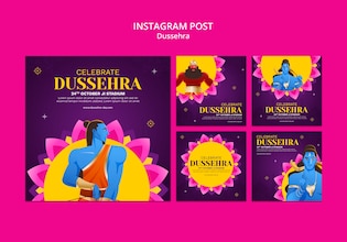 Dussehra social media posts