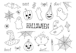 Halloween drawings