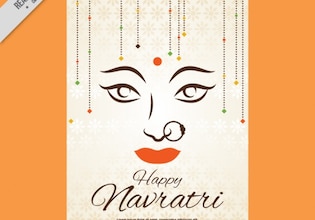 Navratri greeting card