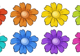 Flower clip arts