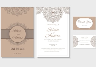 Muslim wedding invitations