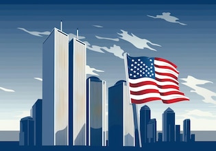 Twin Towers illustrations