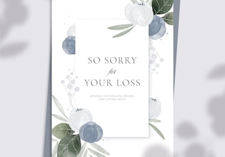Funeral thank you cards