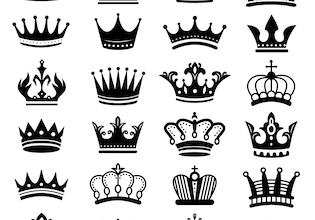 Crown silhouettes